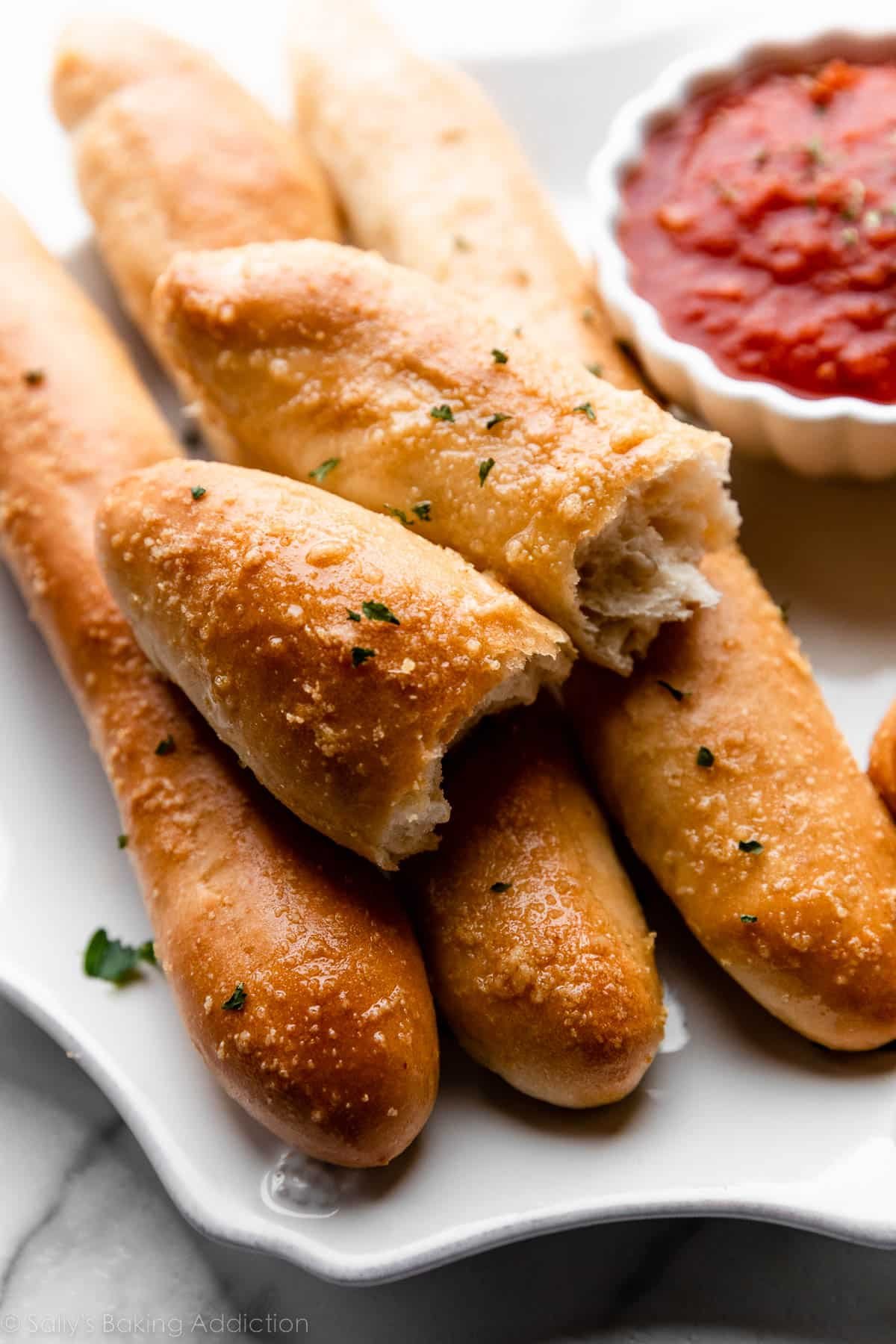 Homemade Soft Breadsticks